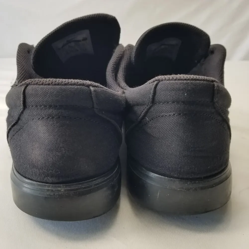 Nike SB Janoski Canvas Black Skate Shoes Men's Size 10.5 729825-005 w/laces